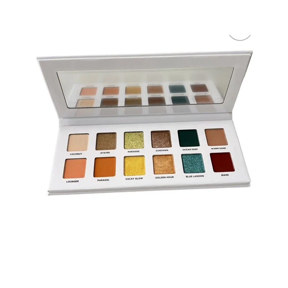 ICONIC London Beachside Babe Eyeshadow Palette Shimmer Matte High Pigment Shades
